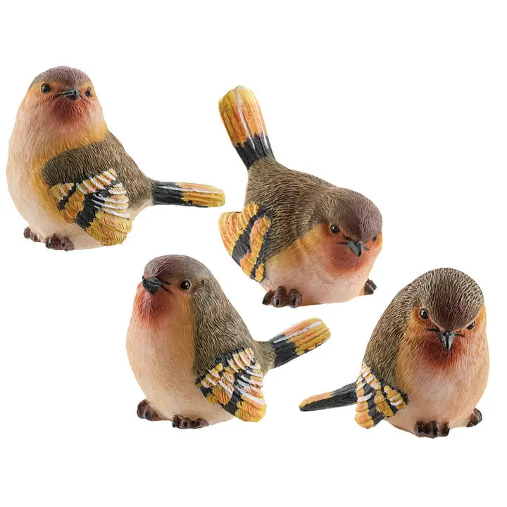 Small Resin Finch, 4 Assorted